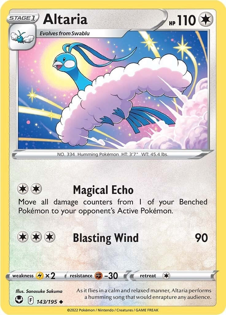 Image for Altaria (143/195) [SWSH12: Silver Tempest] - Pokemon