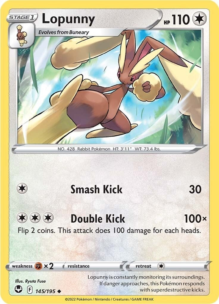 Image for Lopunny (145/195) [SWSH12: Silver Tempest] - Pokemon