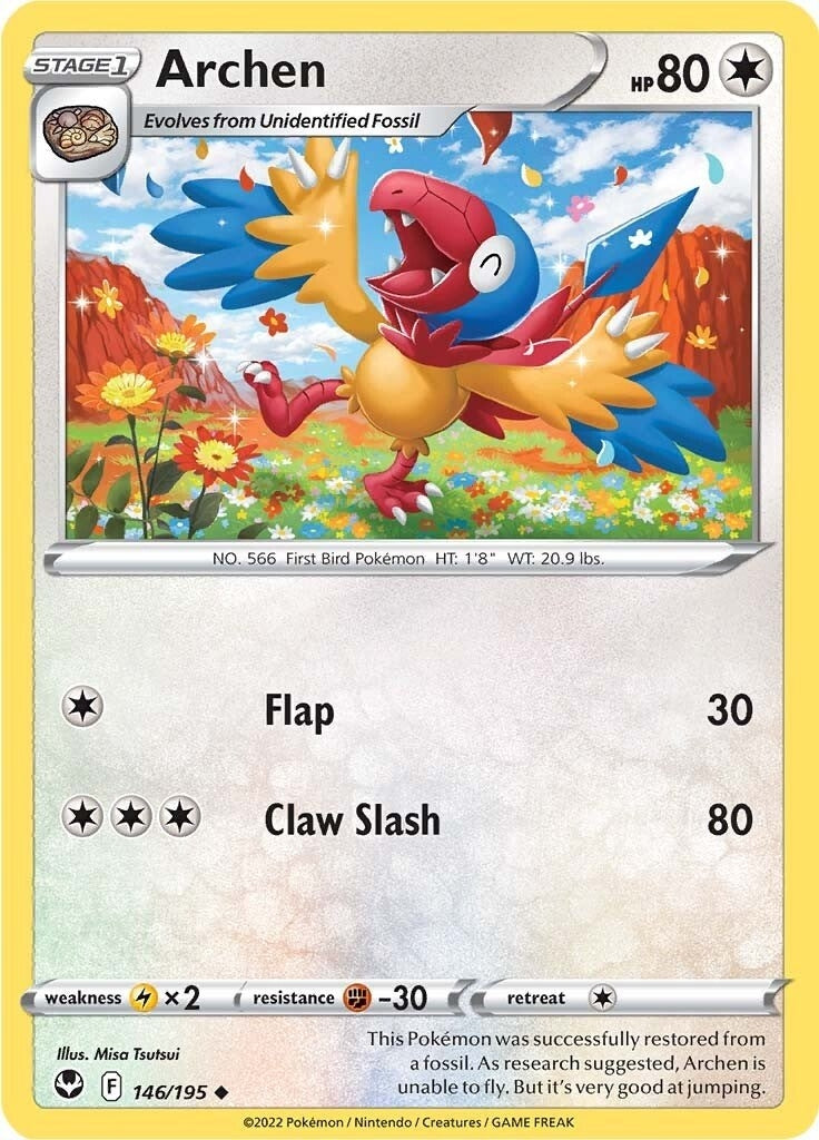 Image for Archen (146/195) [SWSH12: Silver Tempest] - Pokemon