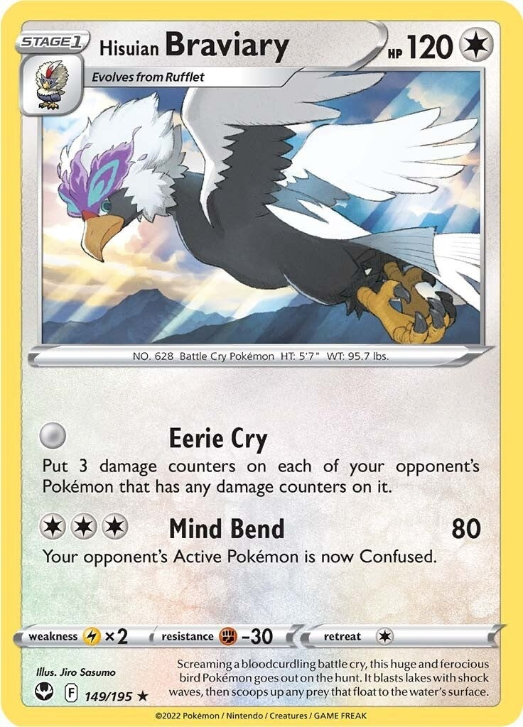 Image for Hisuian Braviary (149/195) [SWSH12: Silver Tempest] - Pokemon