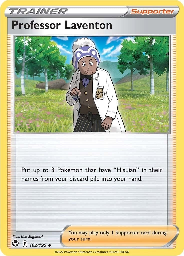Image for Professor Laventon (162/195) [SWSH12: Silver Tempest] - Pokemon