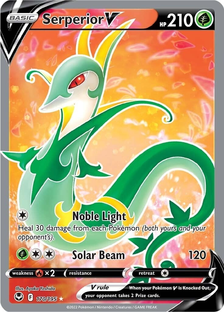 Serperior V (Full Art) (170/195) [SWSH12: Silver Tempest]