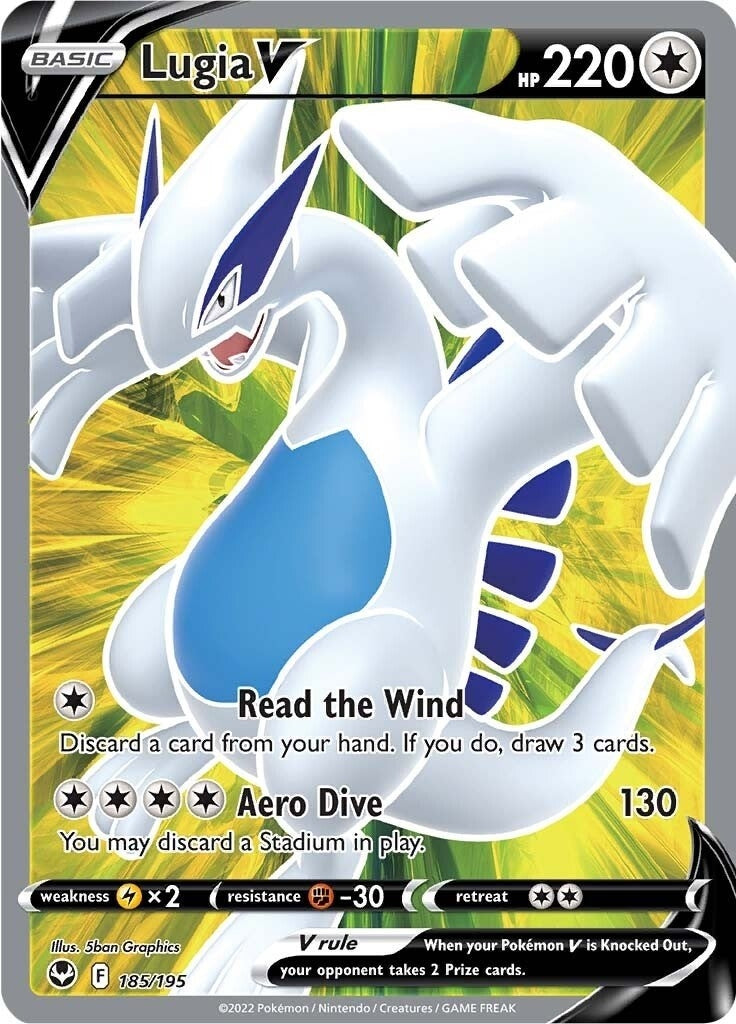 Image for Lugia V (Full Art) (185/195) [SWSH12: Silver Tempest] - Pokemon