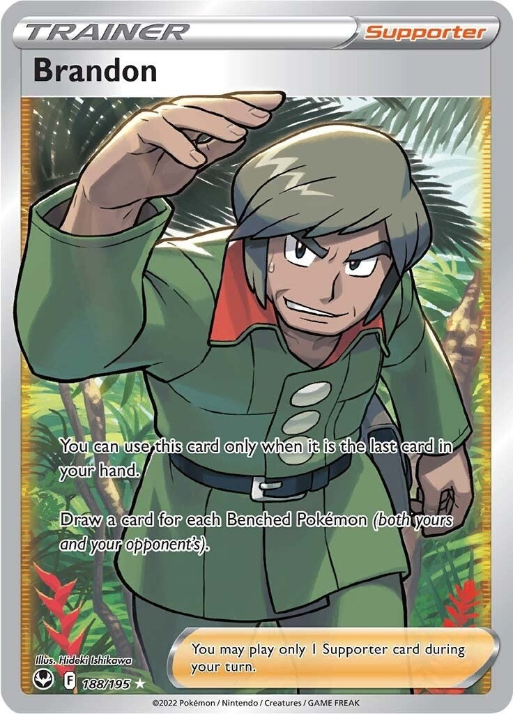 Image for Brandon (Full Art) (188/195) [SWSH12: Silver Tempest] - Pokemon