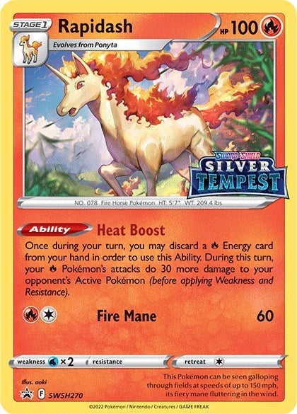 Image for Rapidash - SWSH270 (Prerelease) (SWSH270) [SWSH: Sword & Shield Promo Cards] - Pokemon
