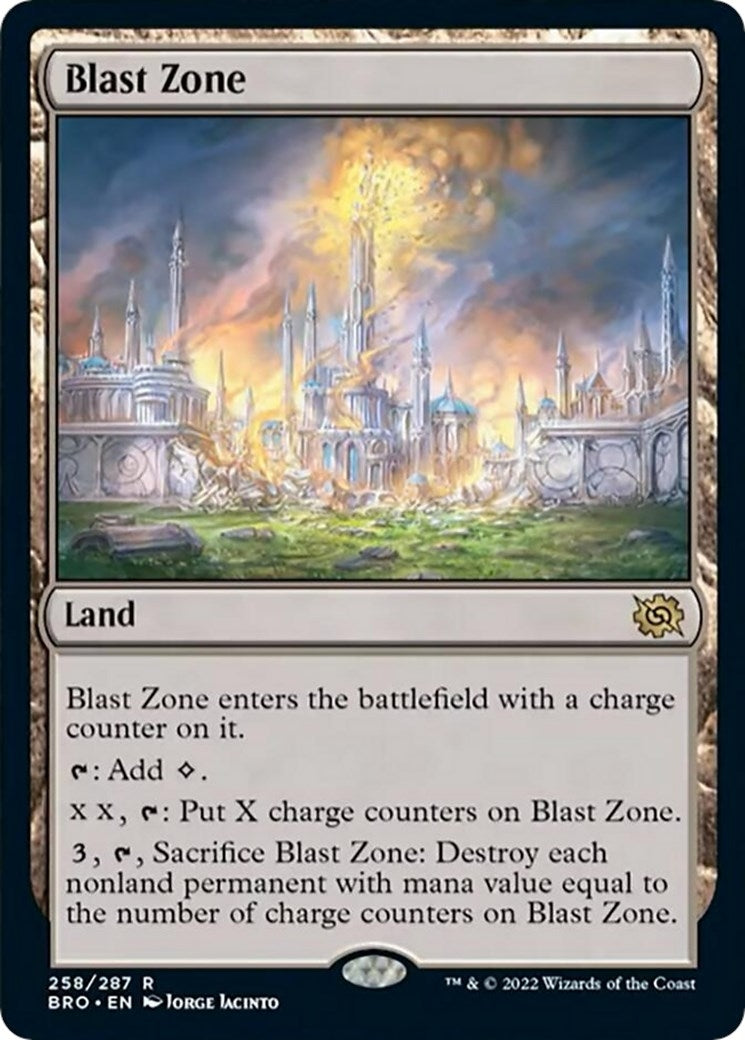 Image for Blast Zone (258) [The Brothers' War] - Magic: The Gathering