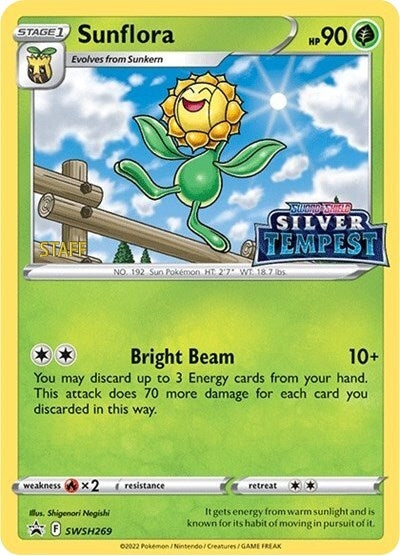 Image for Sunflora - SWSH269 (Prerelease) [STAFF] (SWSH269) [SWSH: Sword & Shield Promo Cards] - Pokemon