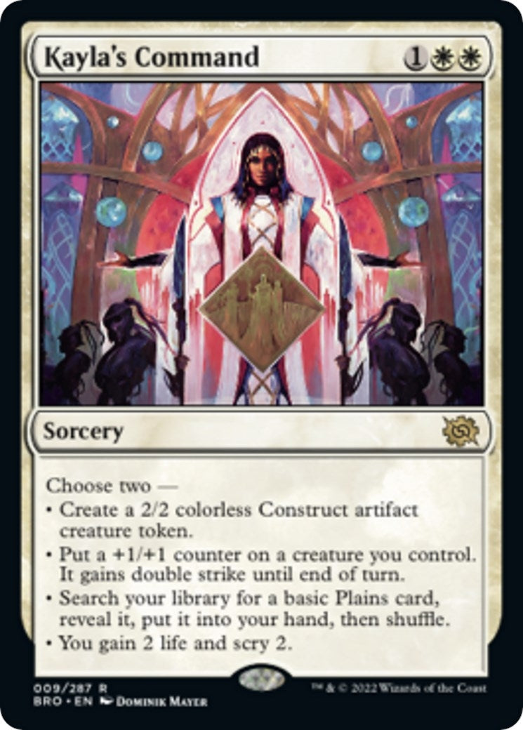 Image for Kayla's Command (9) [The Brothers' War] - Magic: The Gathering