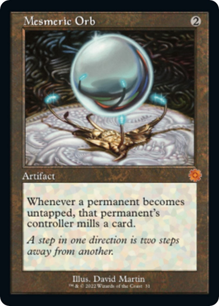 Image for Mesmeric Orb (31) [The Brothers' War: Retro Frame Artifacts] - Magic: The Gathering