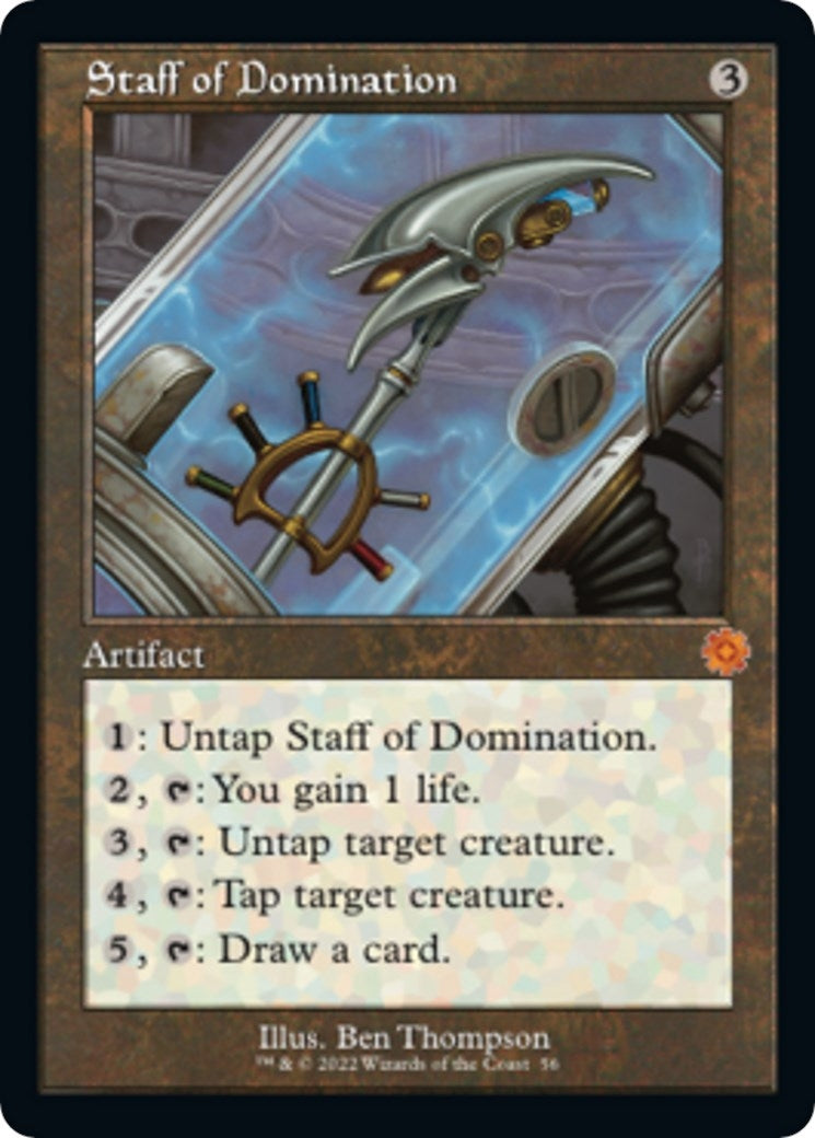 Staff of Domination (56) [The Brothers' War: Retro Frame Artifacts]