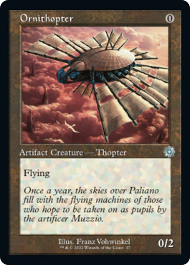 Image for Ornithopter (37) [The Brothers' War: Retro Frame Artifacts] - Magic: The Gathering