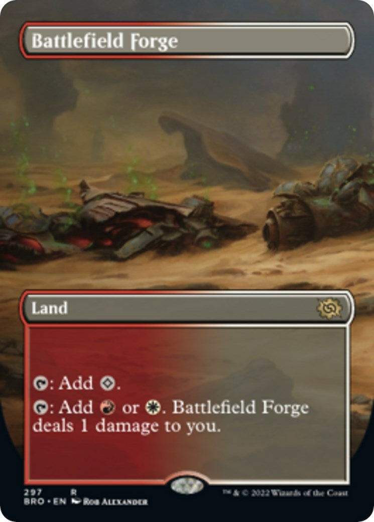 Image for Battlefield Forge (Borderless) (297) [The Brothers' War] - Magic: The Gathering