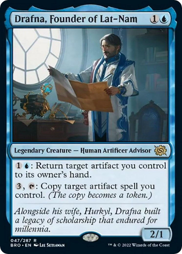 Image for Drafna, Founder of Lat-Nam (47) [The Brothers' War] - Magic: The Gathering