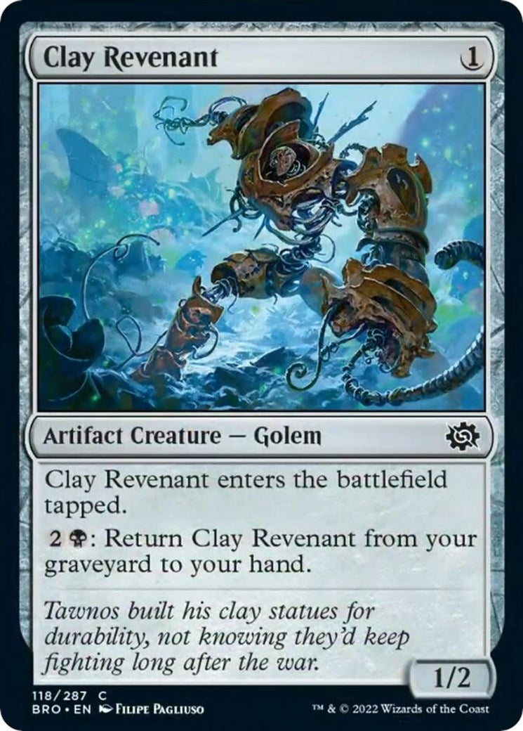 Image for Clay Revenant (118) [The Brothers' War] - Magic: The Gathering