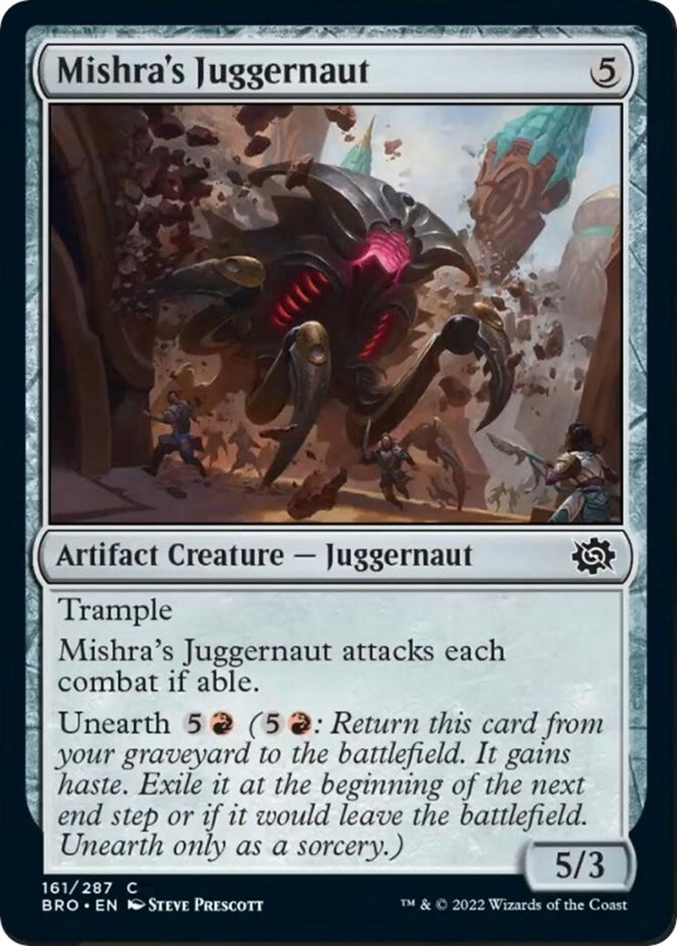 Image for Mishra's Juggernaut (161) [The Brothers' War] - Magic: The Gathering
