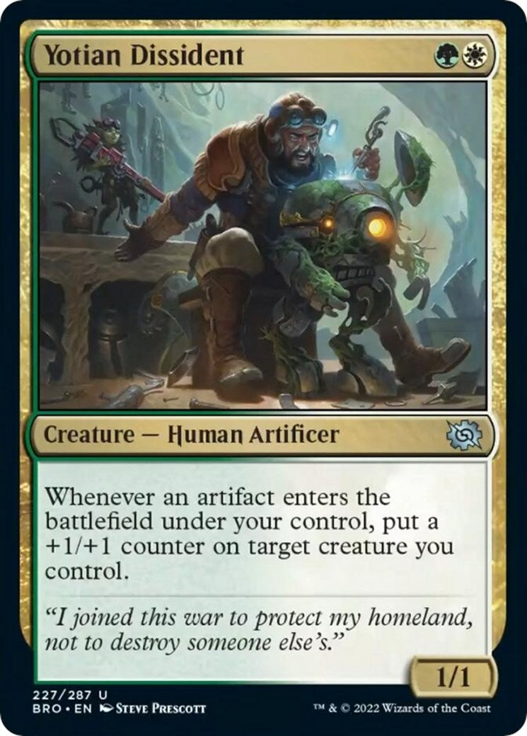 Image for Yotian Dissident (227) [The Brothers' War] - Magic: The Gathering