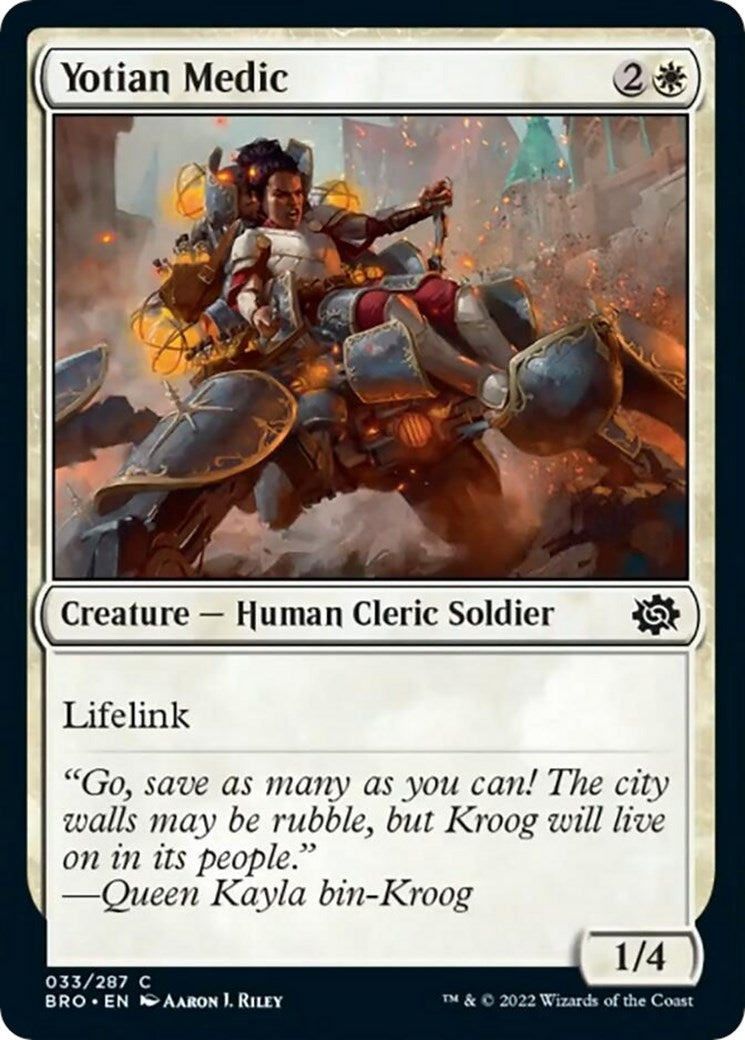 Image for Yotian Medic (33) [The Brothers' War] - Magic: The Gathering