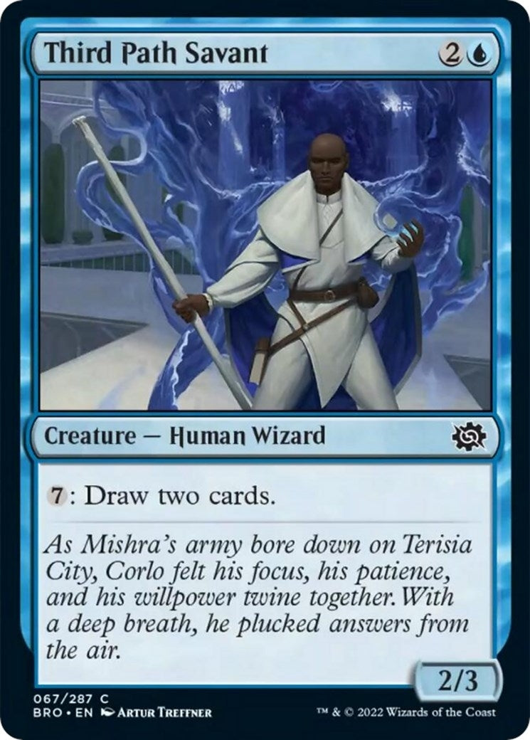 Image for Third Path Savant (67) [The Brothers' War] - Magic: The Gathering