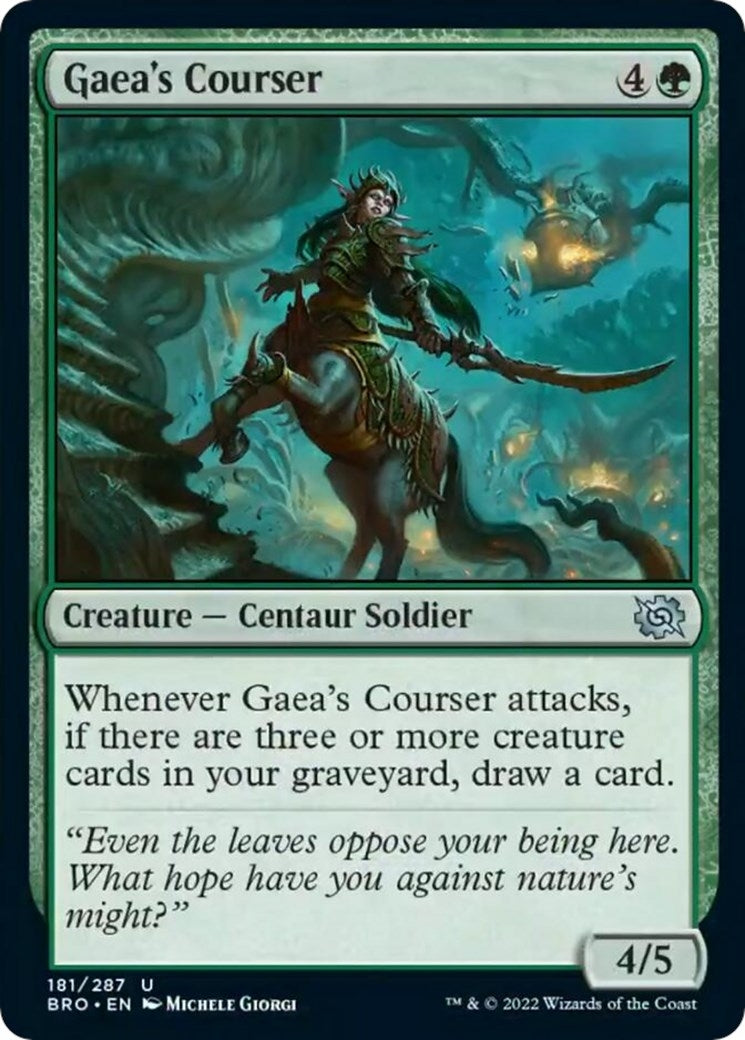 Image for Gaea's Courser (181) [The Brothers' War] - Magic: The Gathering