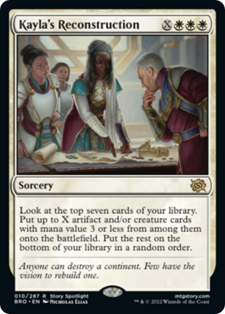 Image for Kayla's Reconstruction (10) [The Brothers' War] - Magic: The Gathering