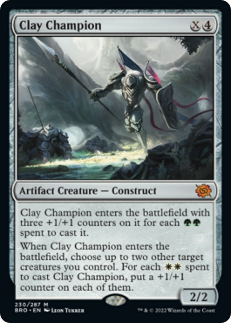 Image for Clay Champion (230) [The Brothers' War] - Magic: The Gathering