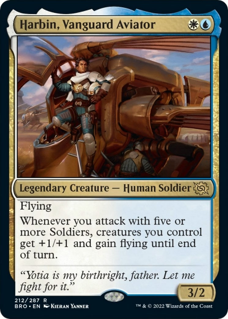 Image for Harbin, Vanguard Aviator (212) [The Brothers' War] - Magic: The Gathering