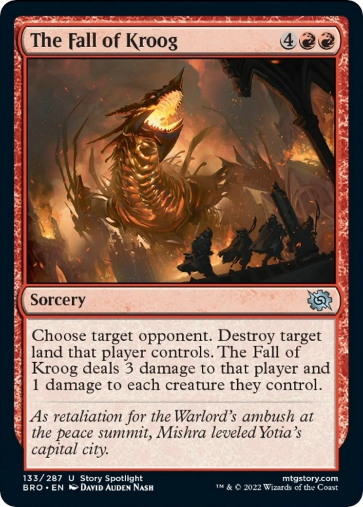 Image for The Fall of Kroog (133) [The Brothers' War] - Magic: The Gathering