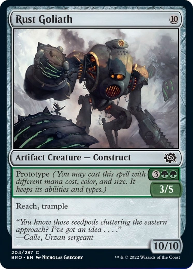 Image for Rust Goliath (204) [The Brothers' War] - Magic: The Gathering