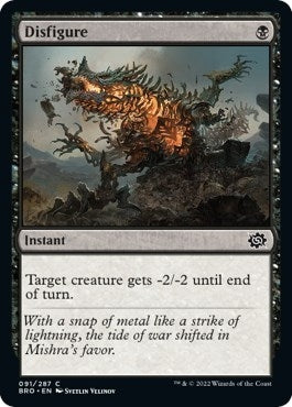 Image for Disfigure (91) [The Brothers' War] - Magic: The Gathering