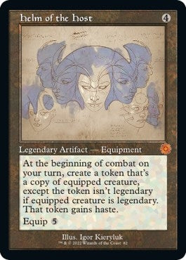 Image for Helm of the Host (Schematic) (82) [The Brothers' War: Retro Frame Artifacts] - Magic: The Gathering