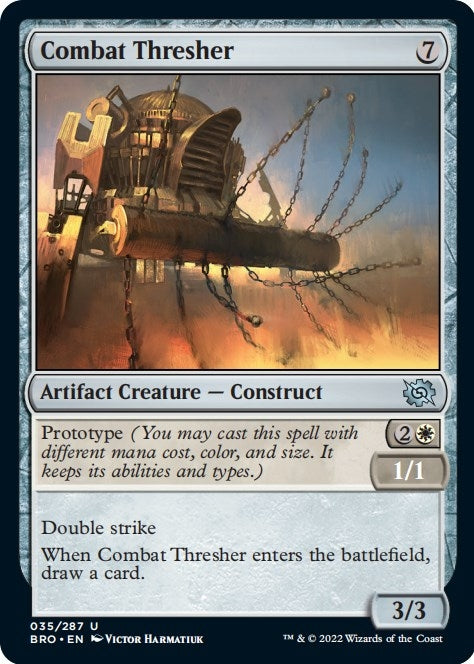 Image for Combat Thresher (35) [The Brothers' War] - Magic: The Gathering