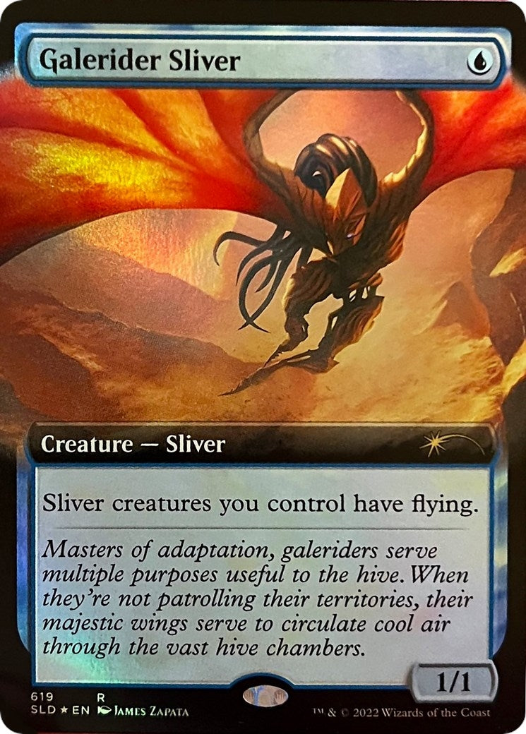 Image for Galerider Sliver (Extended Art) (619) [Secret Lair Drop Series] - Magic: The Gathering