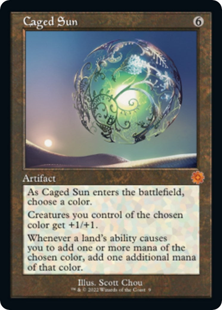 Image for Caged Sun (9) [The Brothers' War: Retro Frame Artifacts] - Magic: The Gathering
