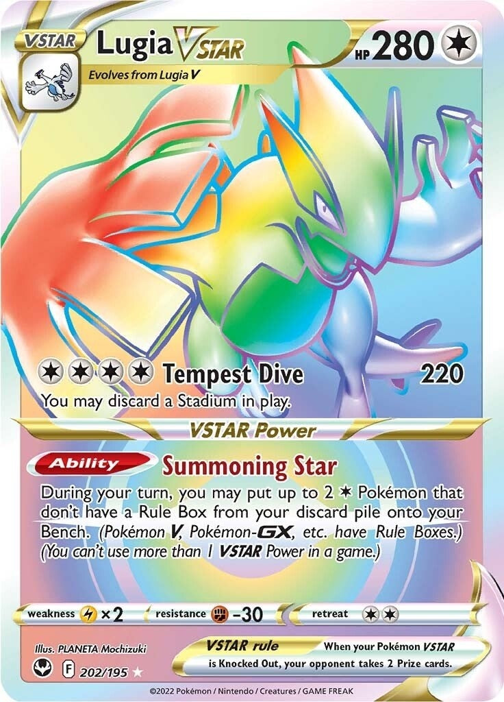 Image for Lugia VSTAR (Secret) (202) (202/195) [SWSH12: Silver Tempest] - Pokemon
