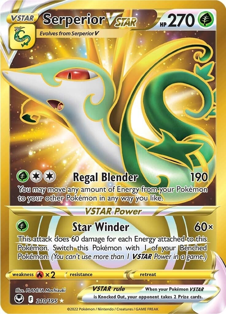 Image for Serperior VSTAR (Secret) (210) (210/195) [SWSH12: Silver Tempest] - Pokemon