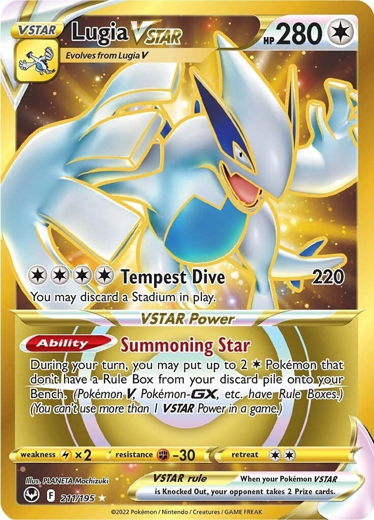 Image for Lugia VSTAR (Secret) (211) (211/195) [SWSH12: Silver Tempest] - Pokemon
