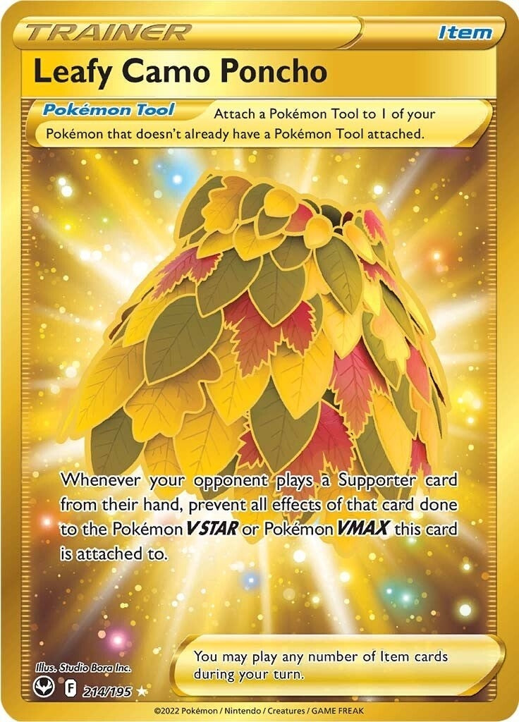 Image for Leafy Camo Poncho (Secret) (214/195) [SWSH12: Silver Tempest] - Pokemon