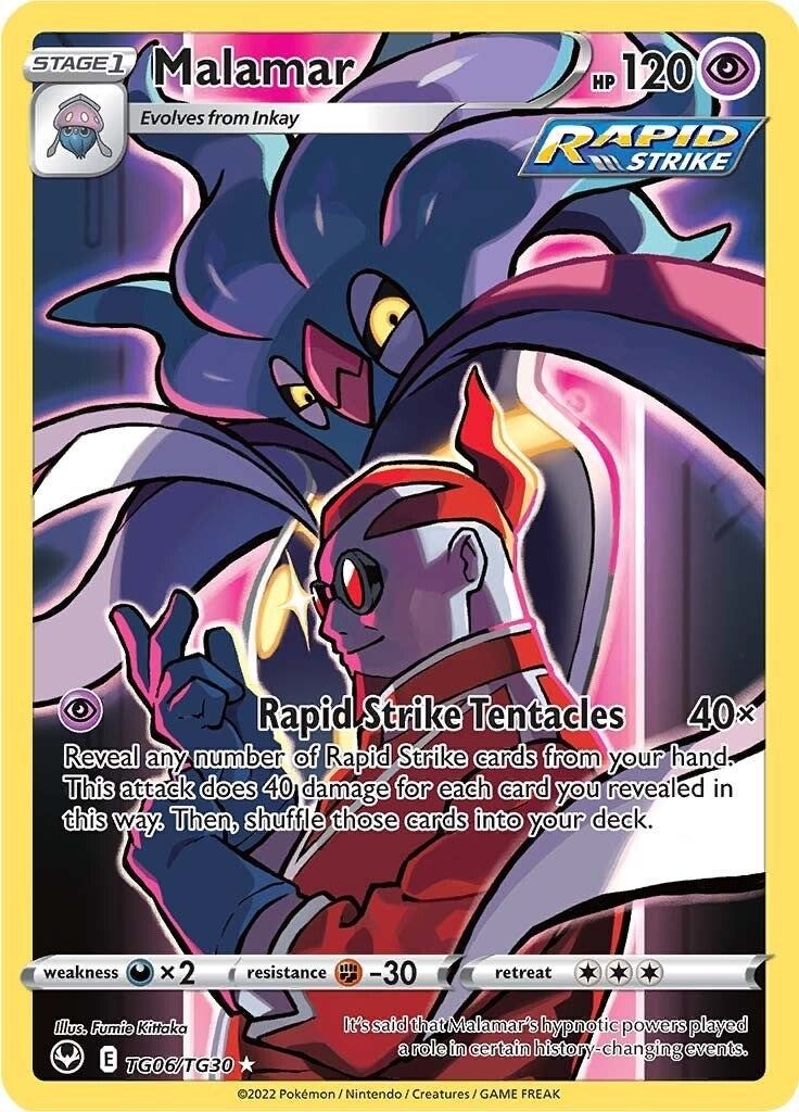 Image for Malamar (TG06/TG30) [SWSH12: Silver Tempest Trainer Gallery] - Pokemon
