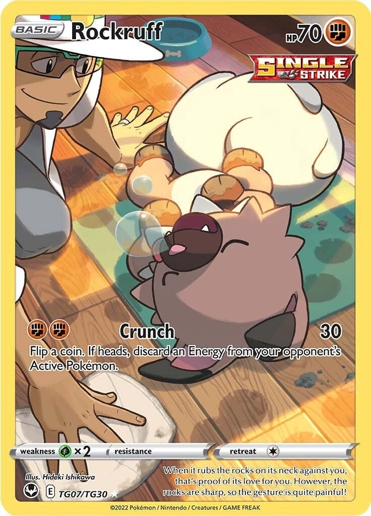 Image for Rockruff (TG07/TG30) [SWSH12: Silver Tempest Trainer Gallery] - Pokemon