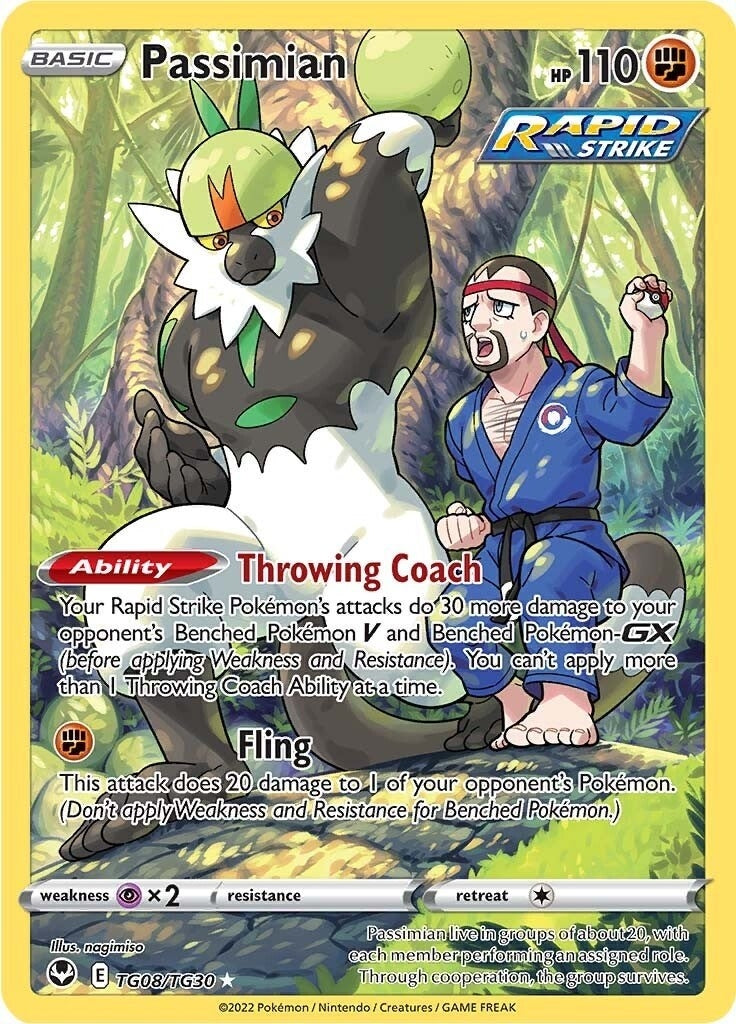 Image for Passimian (TG08/TG30) [SWSH12: Silver Tempest Trainer Gallery] - Pokemon