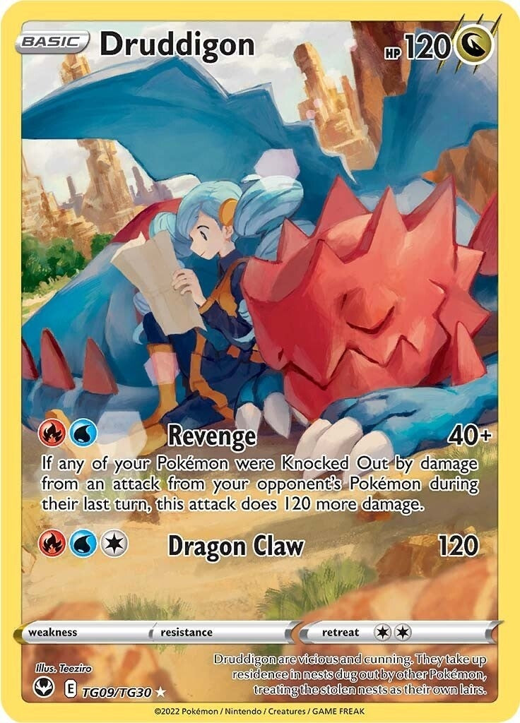 Image for Druddigon (TG09/TG30) [SWSH12: Silver Tempest Trainer Gallery] - Pokemon