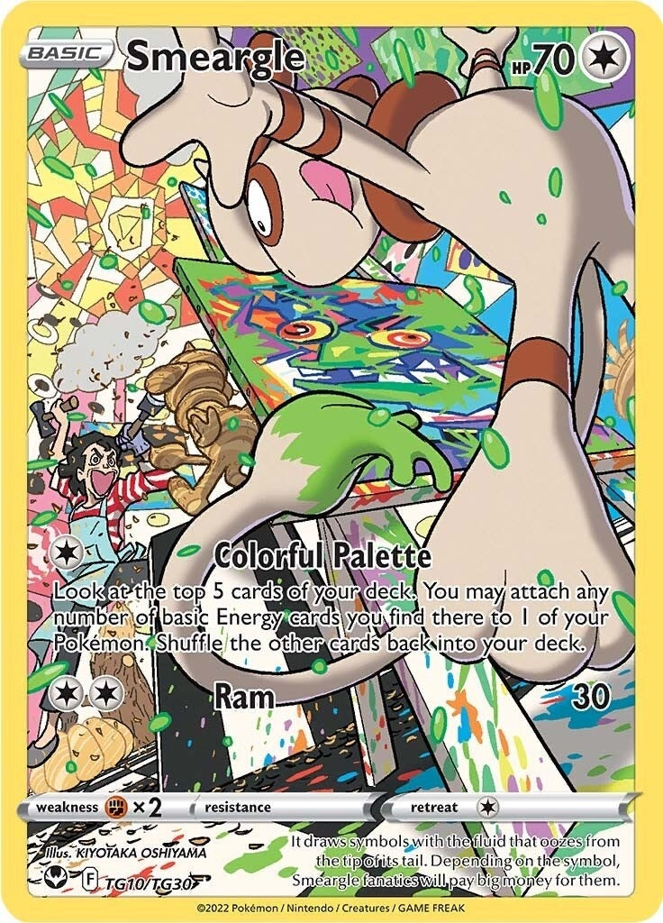 Image for Smeargle (TG10/TG30) [SWSH12: Silver Tempest Trainer Gallery] - Pokemon