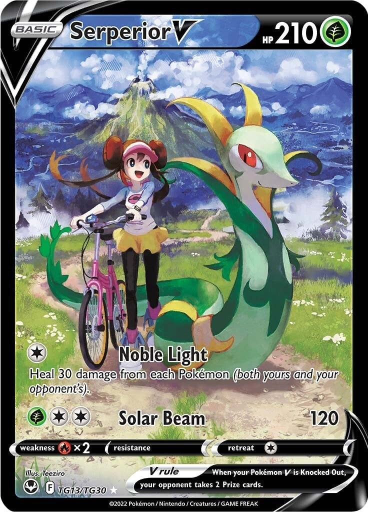 Image for Serperior V (TG13/TG30) [SWSH12: Silver Tempest Trainer Gallery] - Pokemon