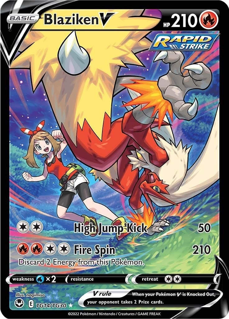Image for Blaziken V (TG14/TG30) [SWSH12: Silver Tempest Trainer Gallery] - Pokemon