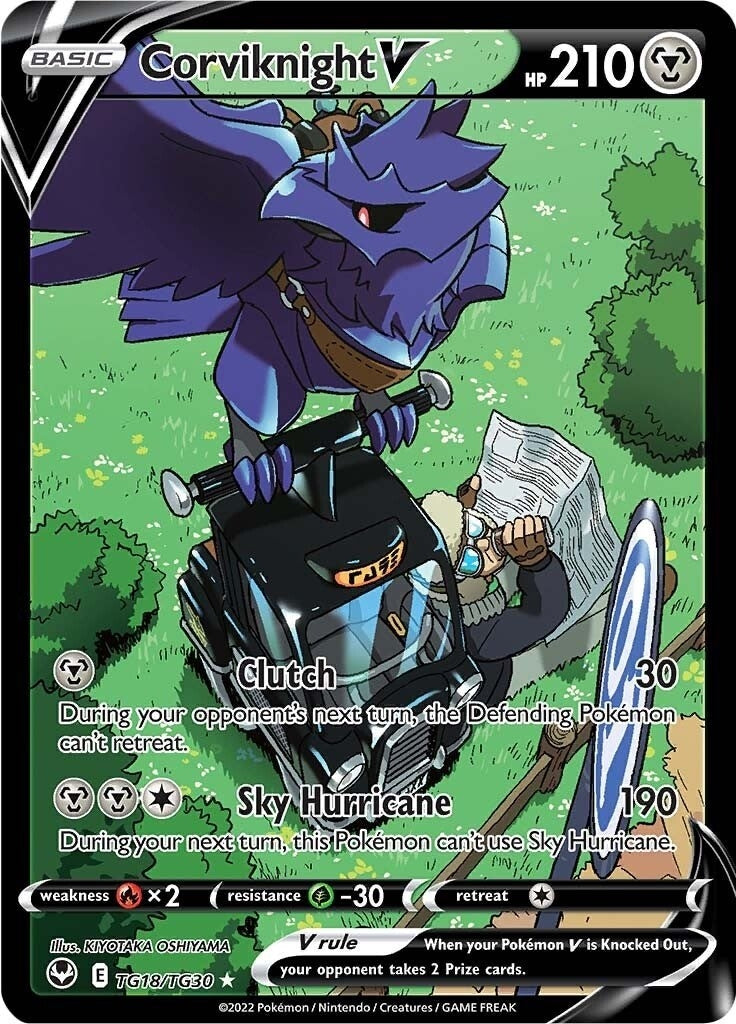 Image for Corviknight V (TG18/TG30) [SWSH12: Silver Tempest Trainer Gallery] - Pokemon