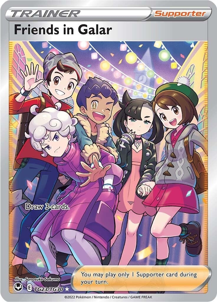 Image for Friends in Galar (TG23/TG30) [SWSH12: Silver Tempest Trainer Gallery] - Pokemon