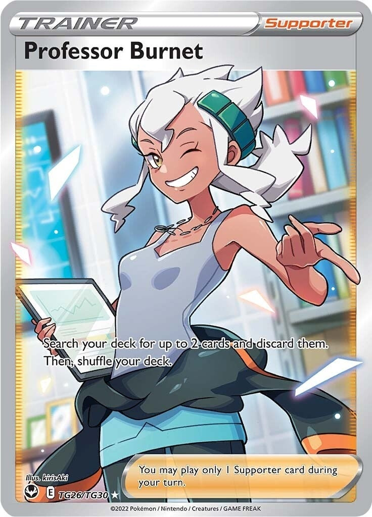 Image for Professor Burnet (TG26/TG30) [SWSH12: Silver Tempest Trainer Gallery] - Pokemon