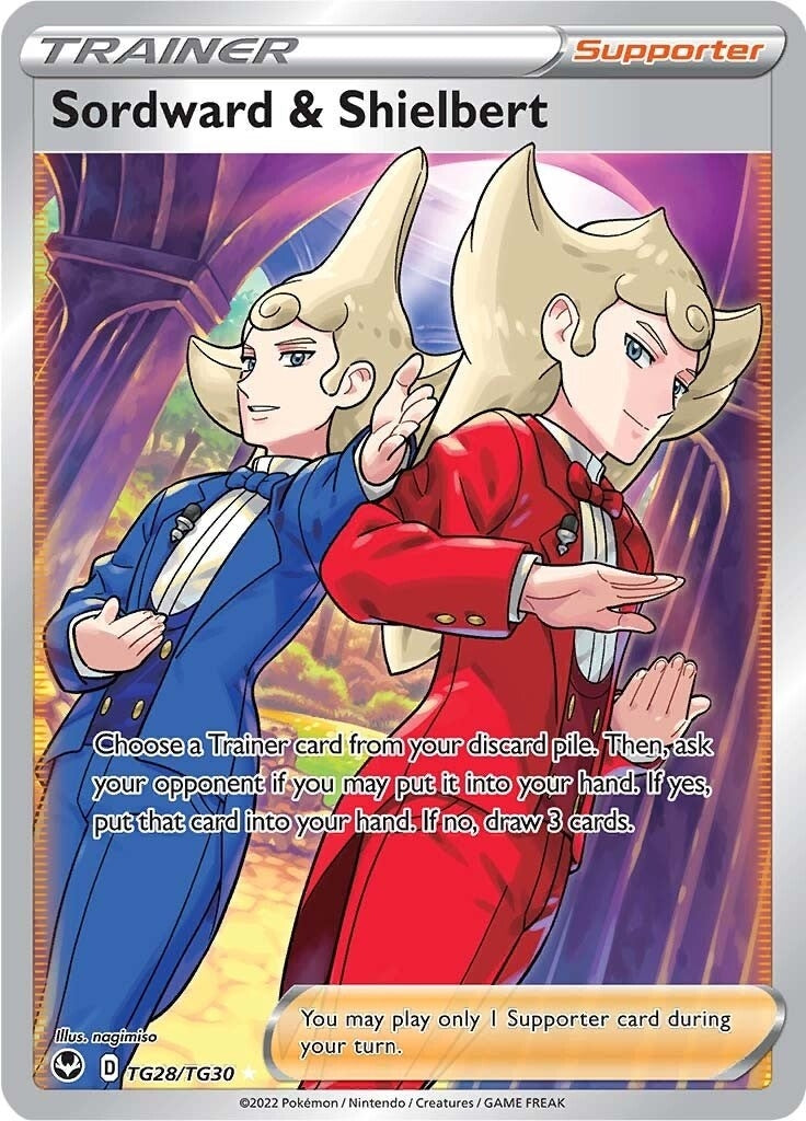 Image for Sordward & Shielbert (TG28/TG30) [SWSH12: Silver Tempest Trainer Gallery] - Pokemon
