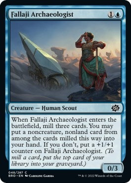 Image for Fallaji Archaeologist (48) [The Brothers' War] - Magic: The Gathering