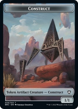 Image for Construct (008) // Phyrexian Myr Double-Sided Token (8 // 5) [The Brothers' War] - Magic: The Gathering